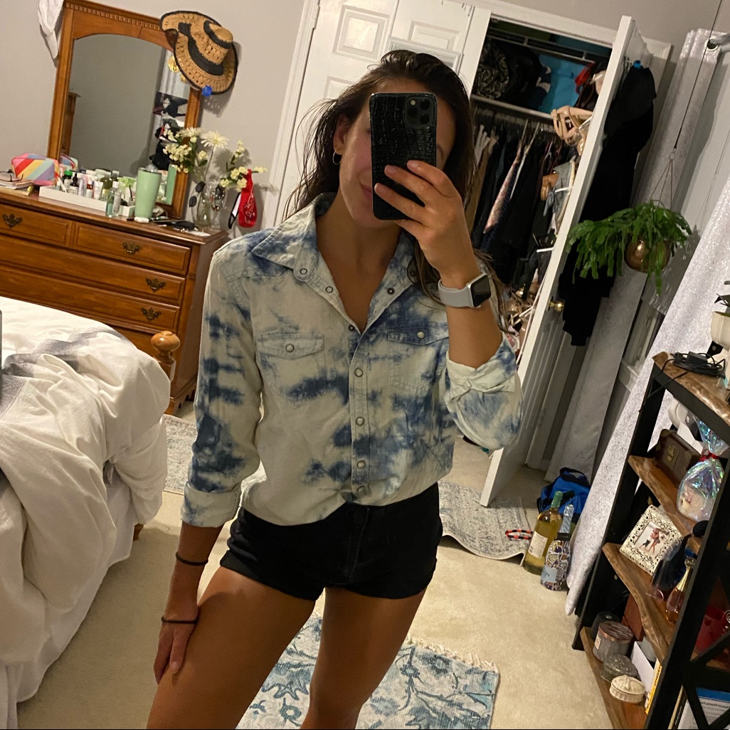 Tie Dye Button Down